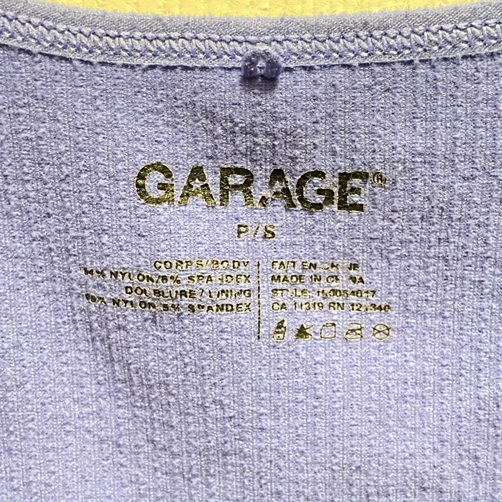 Garage Lavender Ribbed Knit Top - Picture 3 of 4